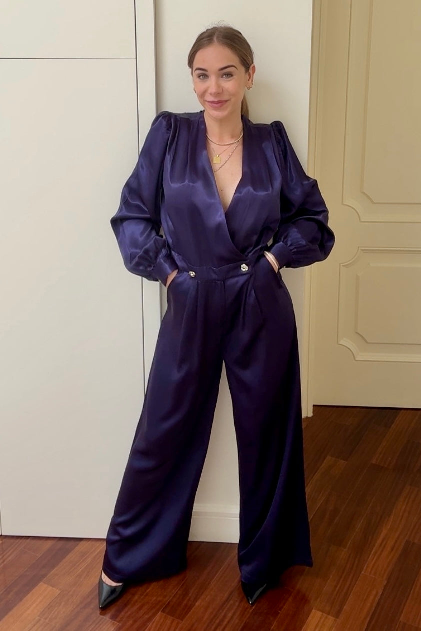 Tuta Elegante effetto raso