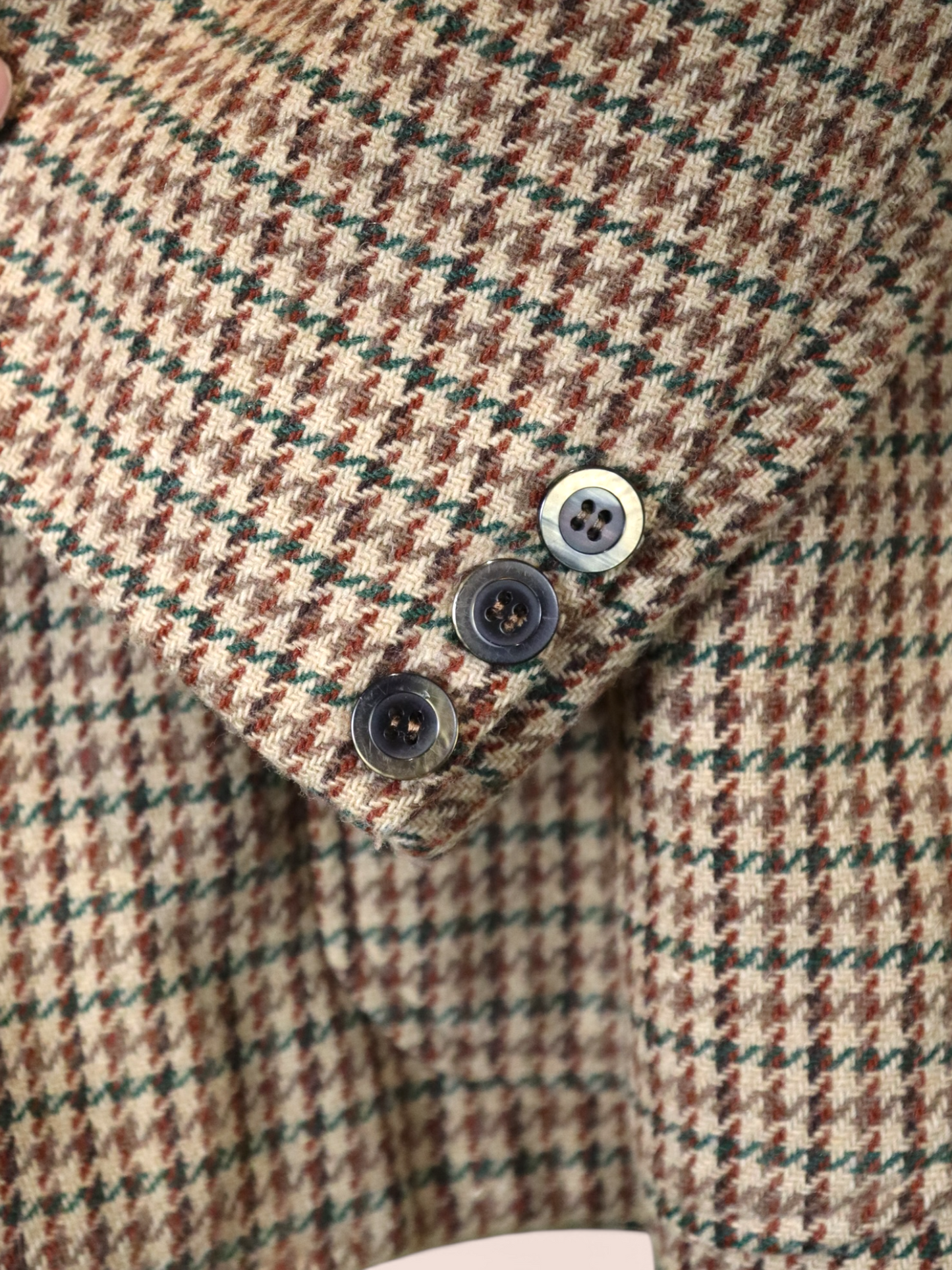 Blazer Pied de Poule Masculine | Vintage