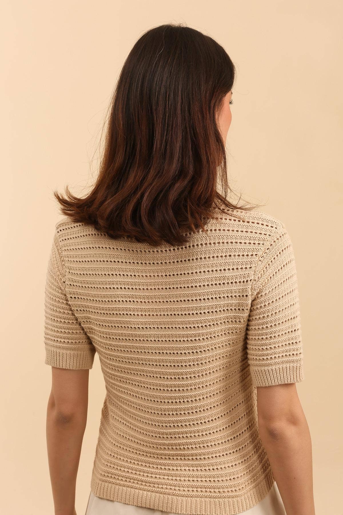 Polo in Maglia Traforata