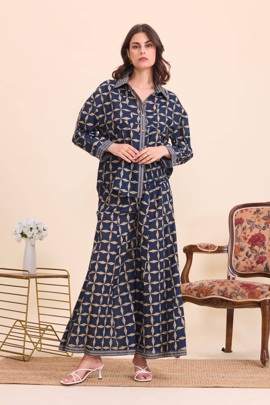 Coordinato Blue Maze