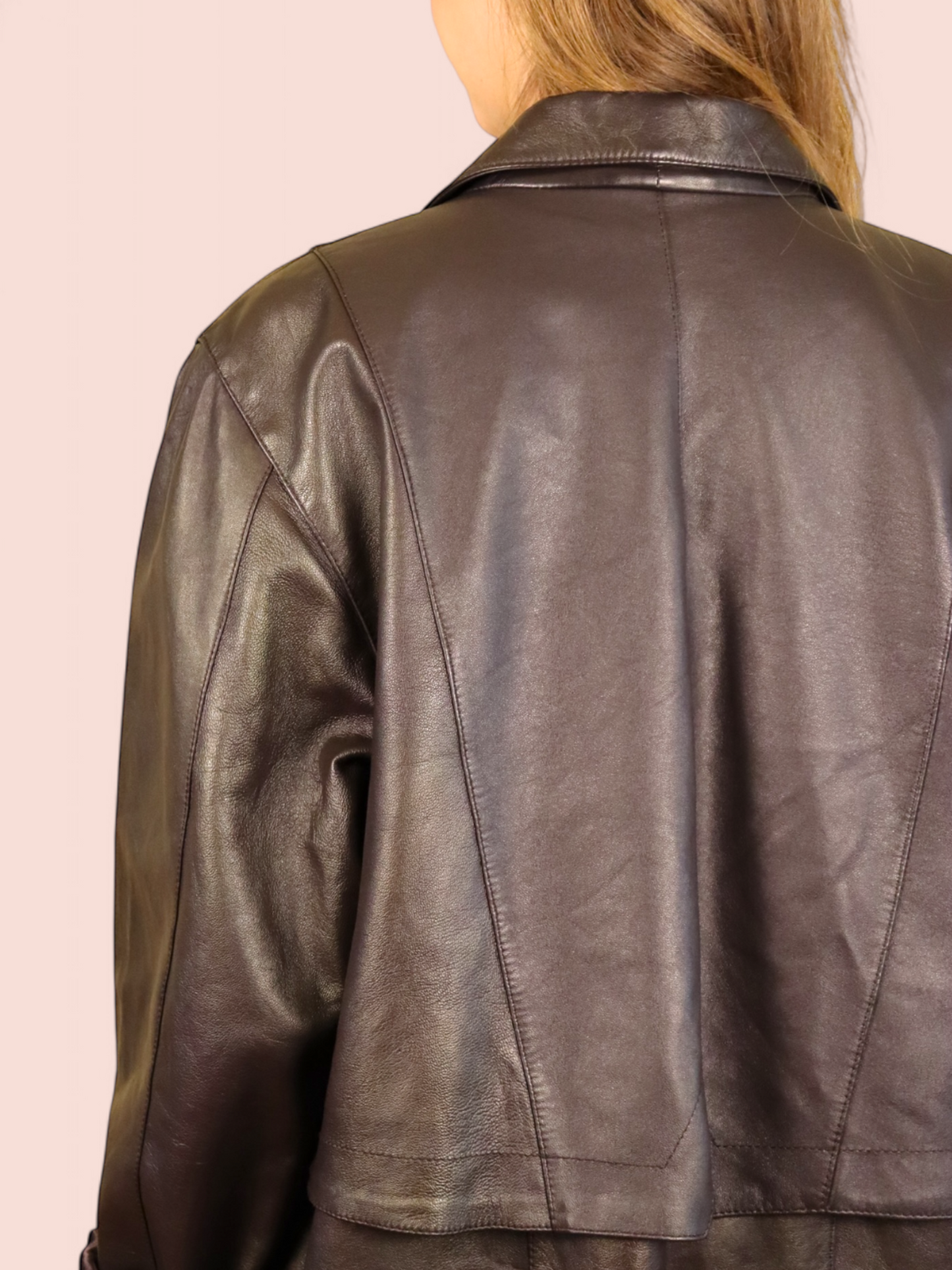 Giacca lunga in Pelle | Vintage