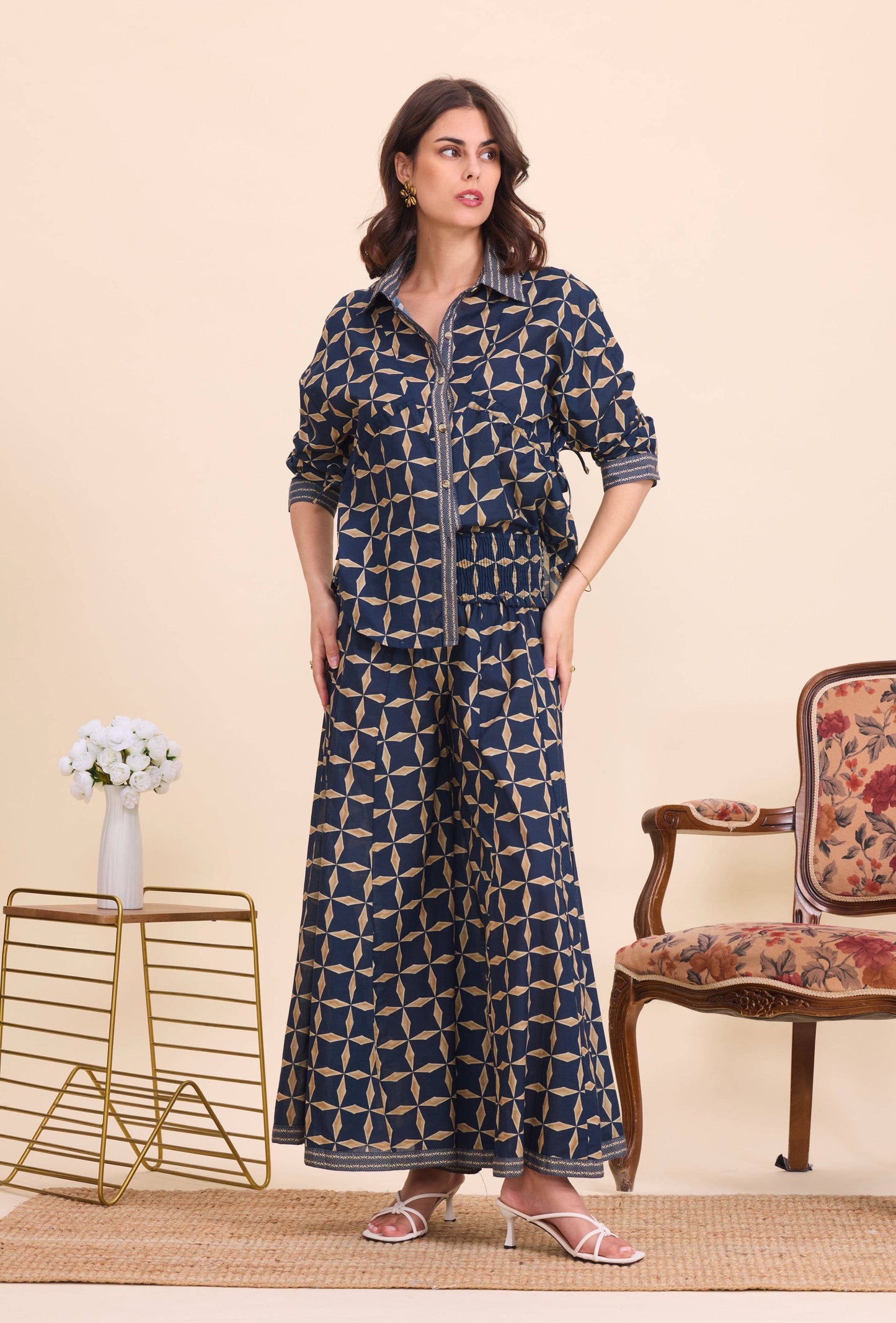 Coordinato Blue Maze