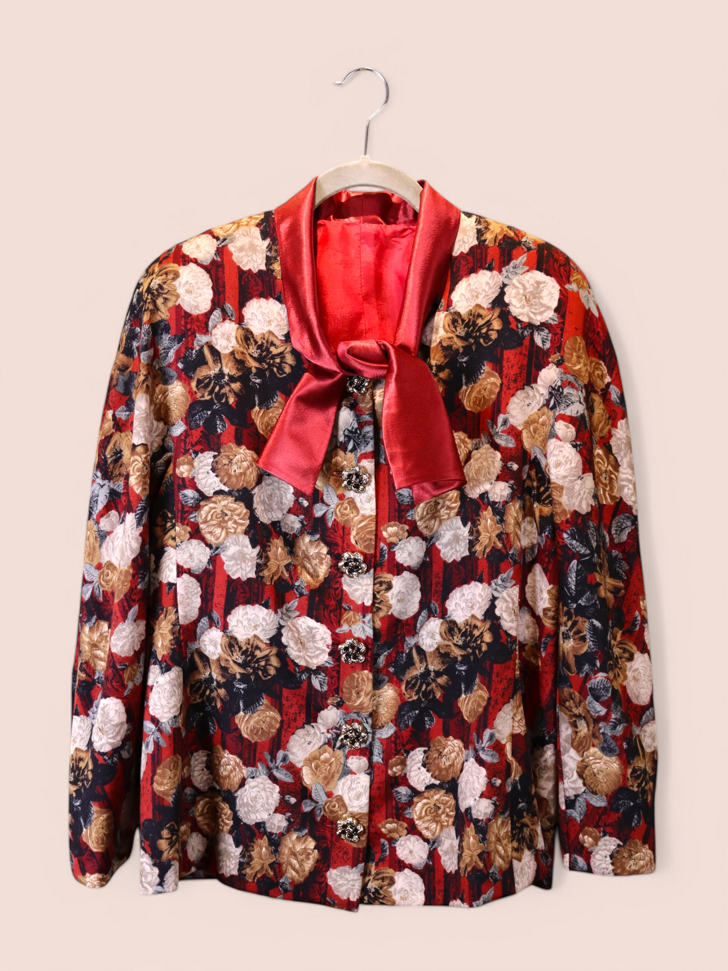 Blazer Jacquard Floreale | Vintage