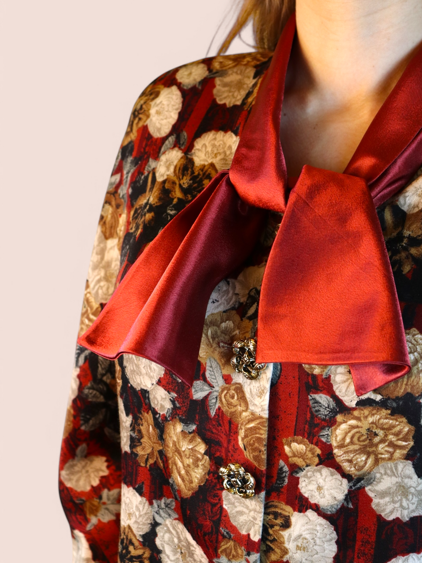 Blazer Jacquard Floreale | Vintage