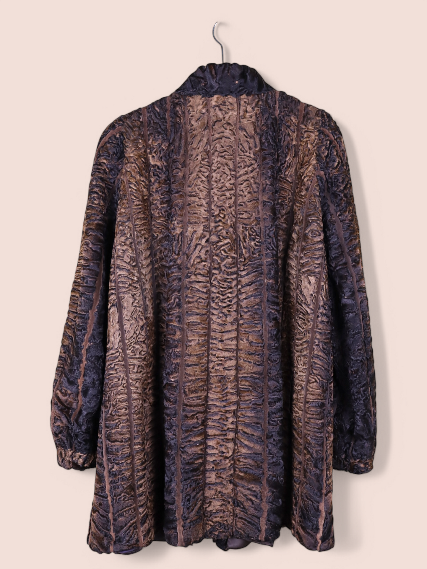 Cappotto in Astrakan Marrone | Vintage