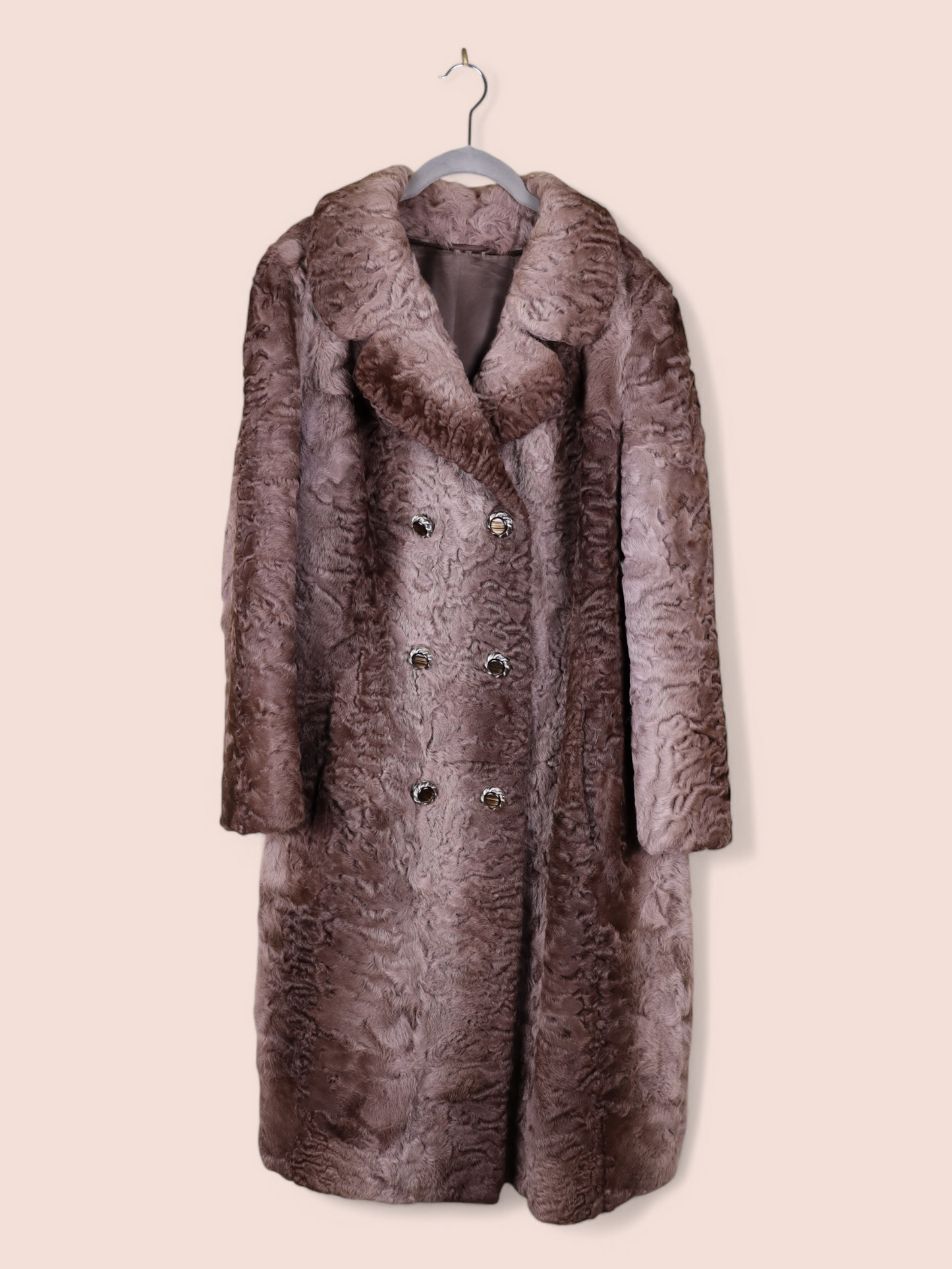 Cappotto in Astrakan Beige | Vintage