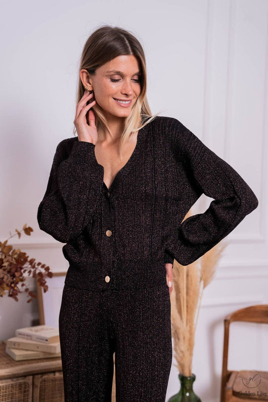 Coordinato in Maglia Lurex