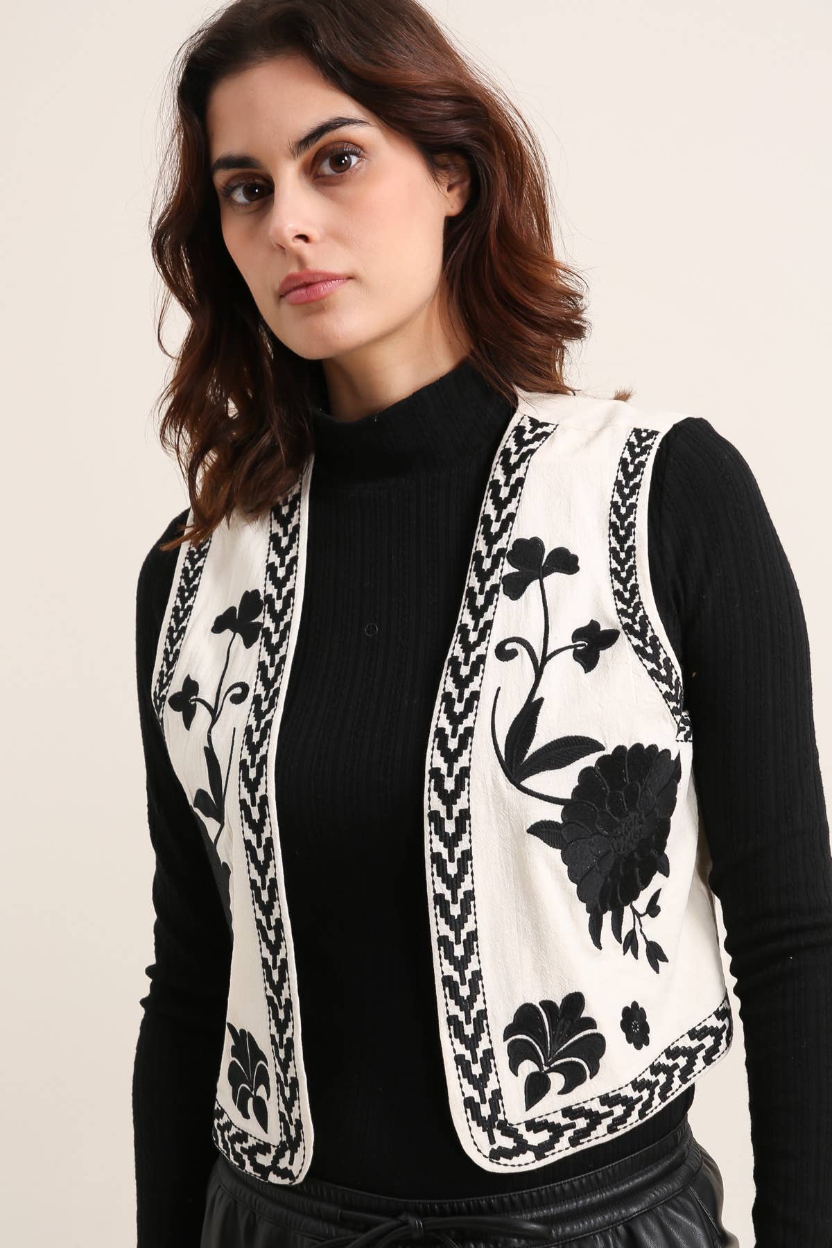 Gilet Ricamato